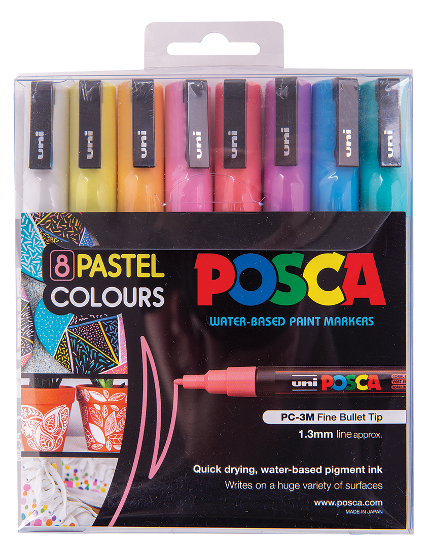 We provide high-quality Posca Marker Fine Pastel Colours - Pack of 8 Zart  products at competitive costs